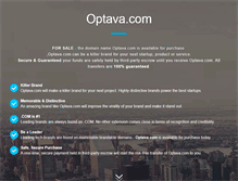 Tablet Screenshot of optava.com